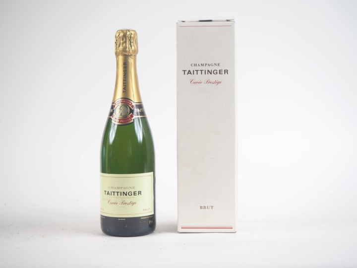 1 BOUTEILLE CHAMPAGNE TAITTINGER "CUVÉE PRESTIGE" - COFFRET 