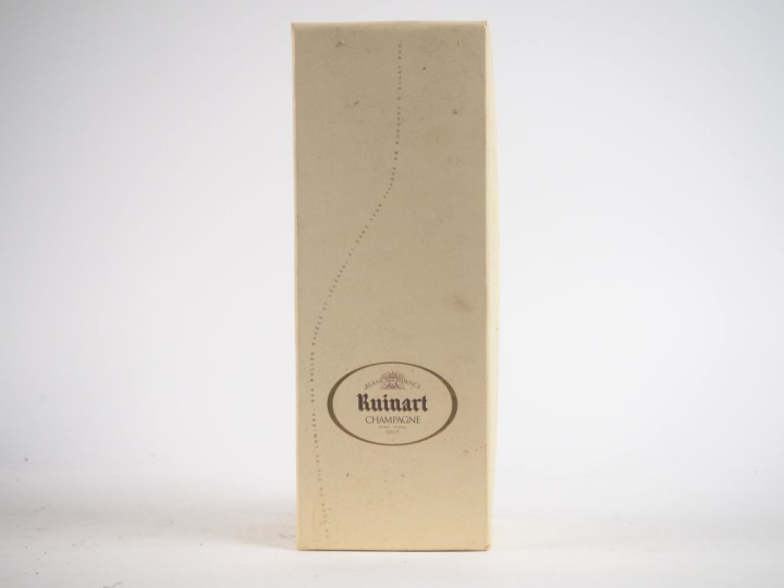1 BOUTEILLE CHAMPAGNE RUINART "BLANC DE BLANCS" - COFFRET 