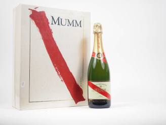 Vente aux enchères 1 BOUTEILLE CHAMPAGNE MUMM "CORDON ROUGE" - COFFRET