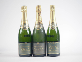 Vente aux enchères 3 BOUTEILLES CHAMPAGNE DEUTZ 