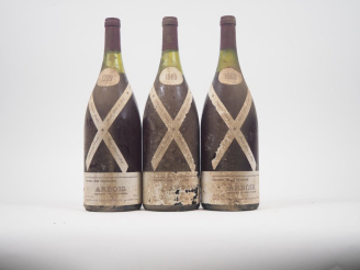 Vente aux enchères 3 MAGNUMS ARBOIS "CAVEAU DES CAPUCINS" ROLLET - 1989 - ES/BS