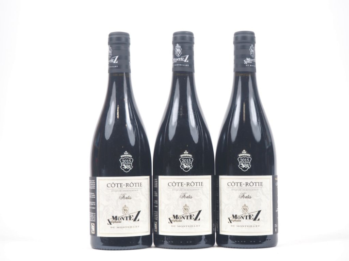 3 BOUTEILLES CÔTE RÔTIE "FORTIS" S. MONTEZ - 2015