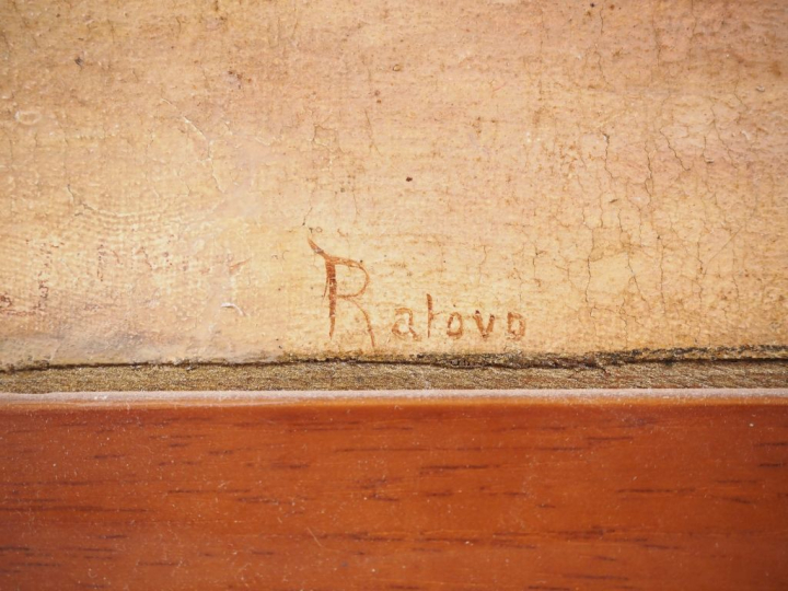 RATOVO.  "danse de paysans malgaches sous le protectorat français" Hui