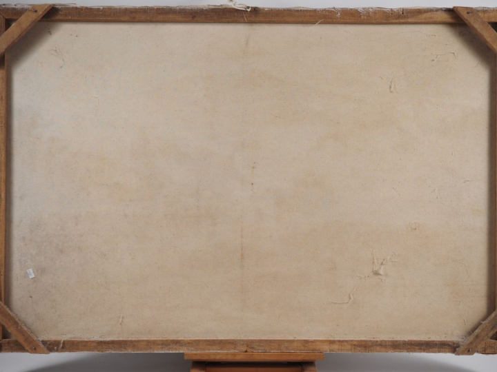 AA. RAKA.  "Paysage de Madagascar au temps des moissons" Huile sur toi