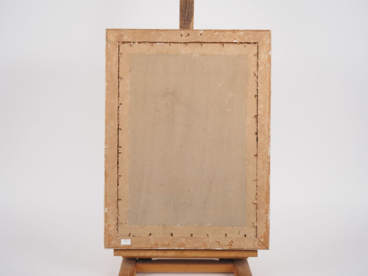 Ecole malgache XXème.  "portrait de femme" Dessin, signé en bas à droi