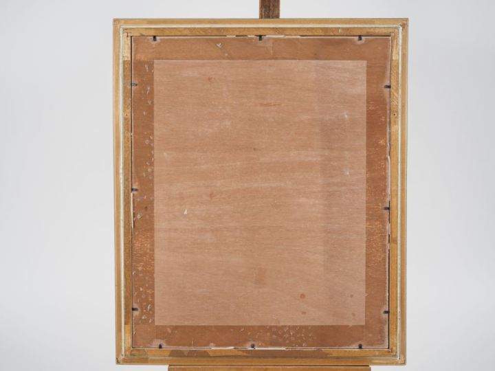 JP. ALAUX. (peintre de Tahiti) "La vahiné" Aquarelle, signée en haut à