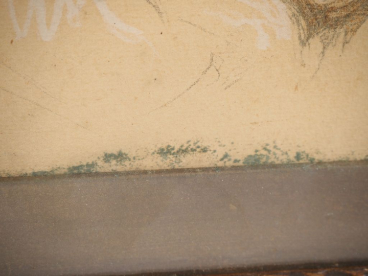 Vincent ANGLADE.  "Maternité"  Lithographie  Dim. à vue : 24 x 29 cm