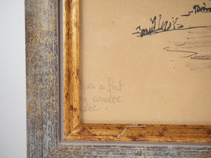 Yves BRAYER.  "soldats français"  Lithographie numérotée 7/20, contres