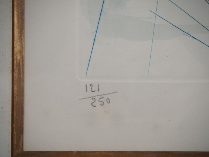 DALI.  Lithographie numérotée 121/250 contresignée en bas à droite