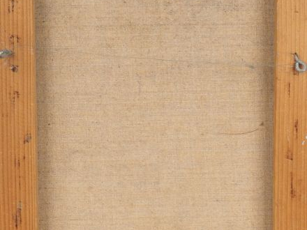 Françoise ESTACHY.  "Fantasmagorie" Huile sur toile, signée en bas à d