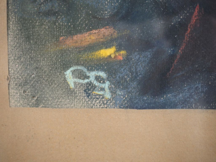 FORTUNY I MADRAZO. "Elégantes"  Paire de pastels, signés  Dim, 31 x 23