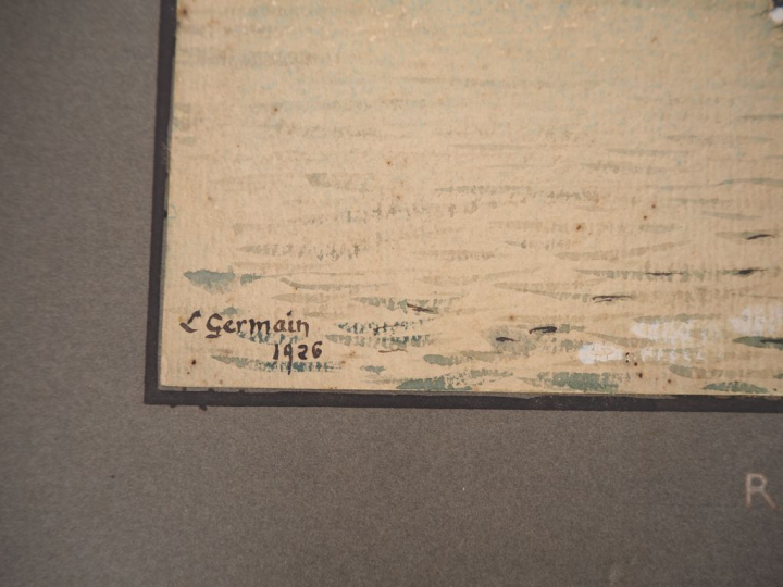 L. GERMAIN.  5 vues du Brésil : Rio de Janeiro, Rio Quequen, Pan de az