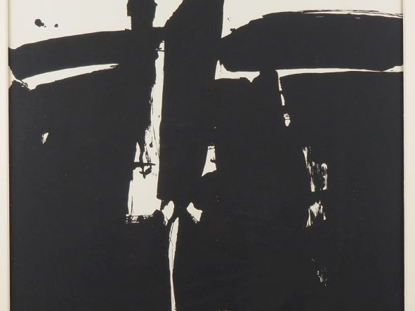 André MARFAING.  "composition" Lithographie numérotée 44/60