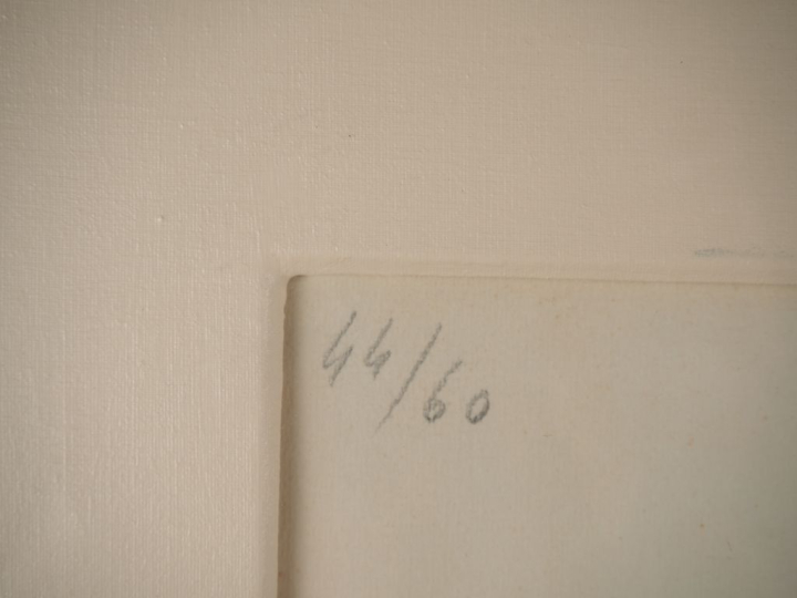 André MARFAING.  "composition" Lithographie numérotée 44/60