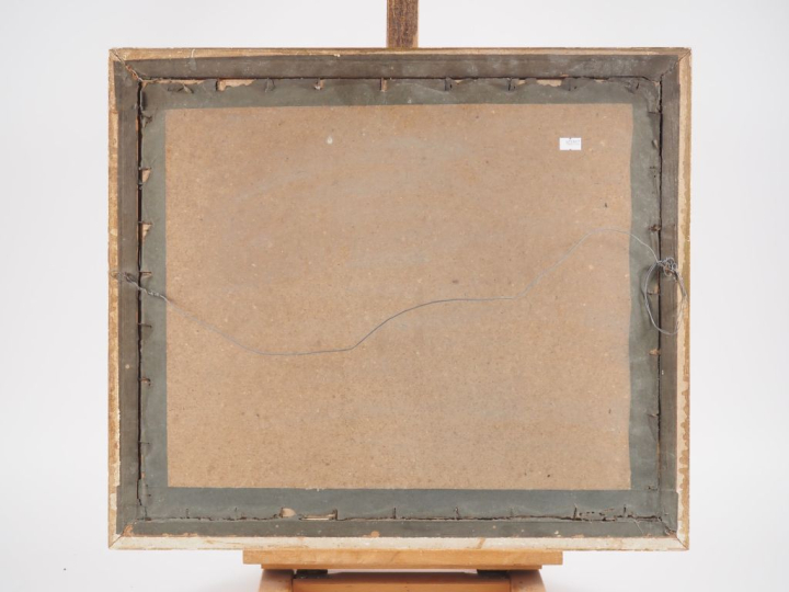 Angèle PITIE.  "paysans et leurs enfants" Paire de dessins au crayon, 