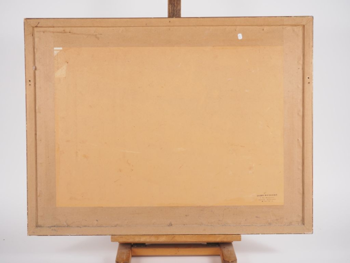 PRIKING.  "Venise"  Aquarelle, signée en bas à droite  Dim. À vue : 31