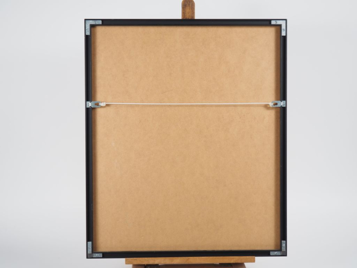 Georges RIBEMONT DESSAIGNES. "les cyprès" Encre, signée en bas à gauch