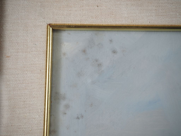 G. de SIMONE.  "Paris, la place de la Madeleine" Huile sur toile, sign