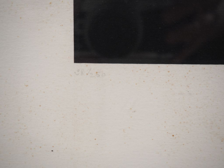 Victor VASARELY.  "Composition" Lithographie numérotée 98/250