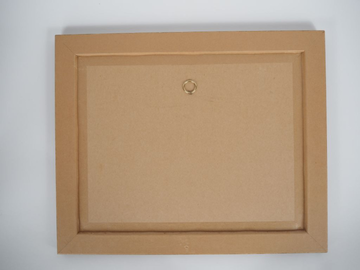 Ecole française XXème. "le canal en été" Huile sur toile  Dim. À vue :