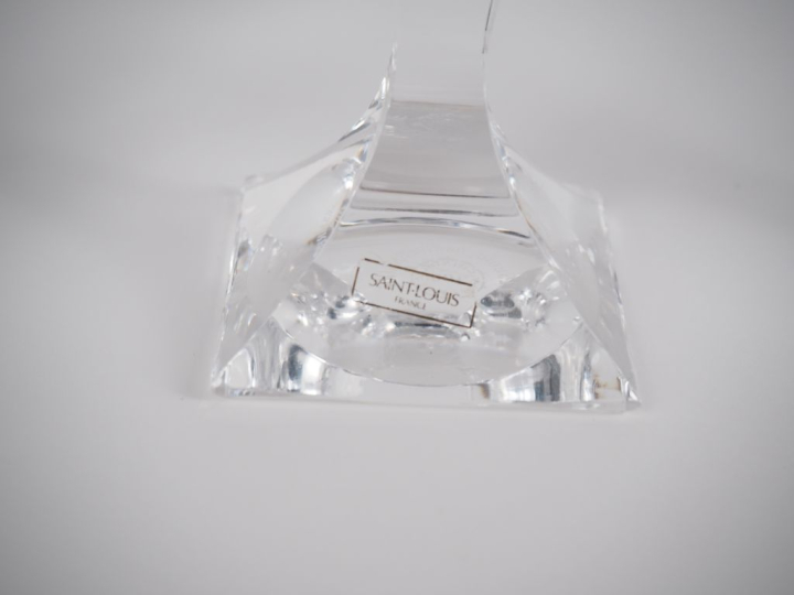 SAINT LOUIS. Partie de service de verres en cristal. Signé. Comprenant