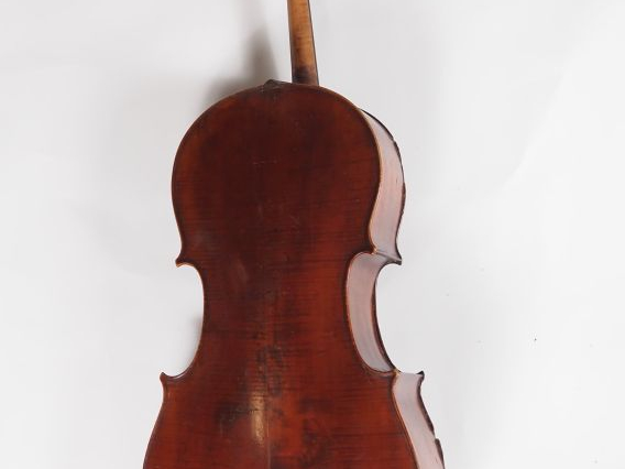 Violoncelle 	français portant l'étiquette apocryphe Louis GUERSAN. 7/8