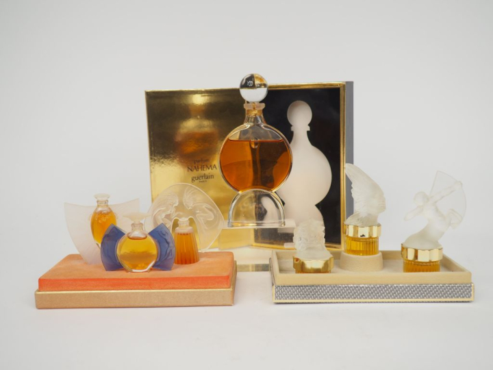 Lalique France. "Les introuvables the ultimate collection", 3 flacons 