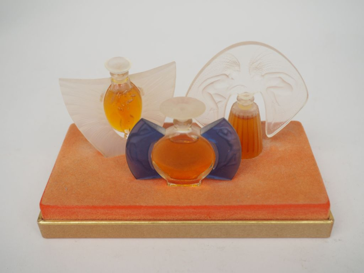 Lalique France. "Les introuvables the ultimate collection", 3 flacons 