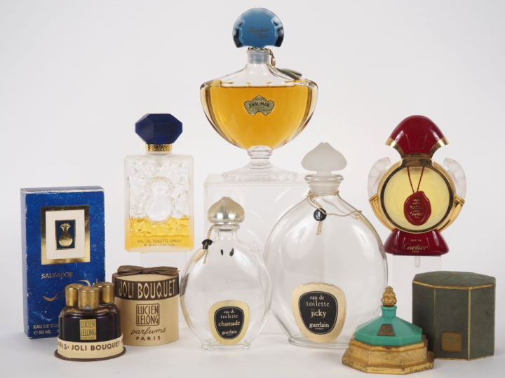 Ensemble de flacons de parfums :  - Parfum Panthère de Cartier - Parfu