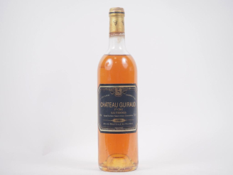 Vente aux enchères 1 BOUTEILLE CHÂTEAU GUIRAUD 1er CC SAUTERNES - 1983 - HEP