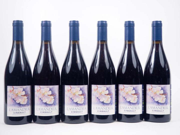 6 BOUTEILLES VIN DE FRANCE L'AMANDIER CINSAULT - 2020