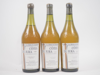 Vente aux enchères 3 BOUTEILLES CÔTES DU JURA DOMAINE LA CROIX DE MARCHE "CUVÉE PRESTIGE 