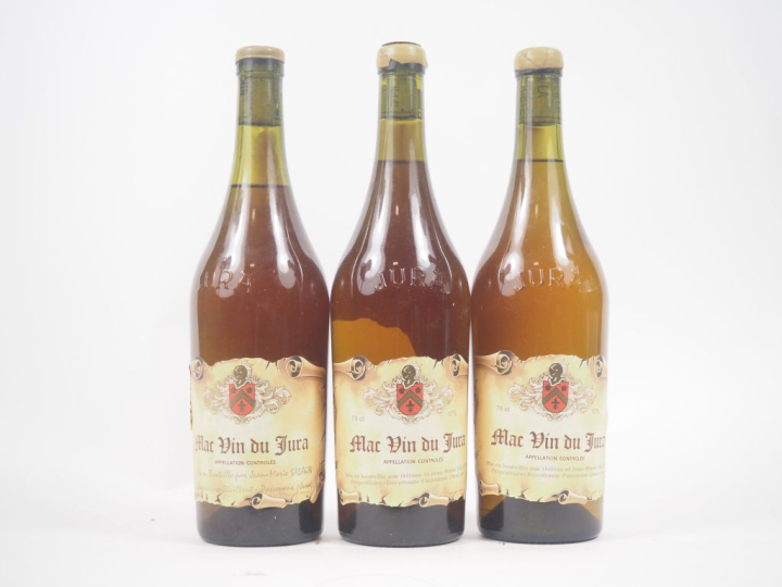 3 BOUTEILLES MACVIN DU JURA 