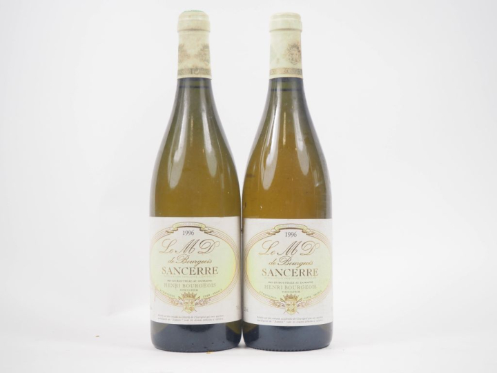2 BOUTEILLES SANCERRE LE MD DE BOURGEOIS H.BOURGEOIS - 1996 