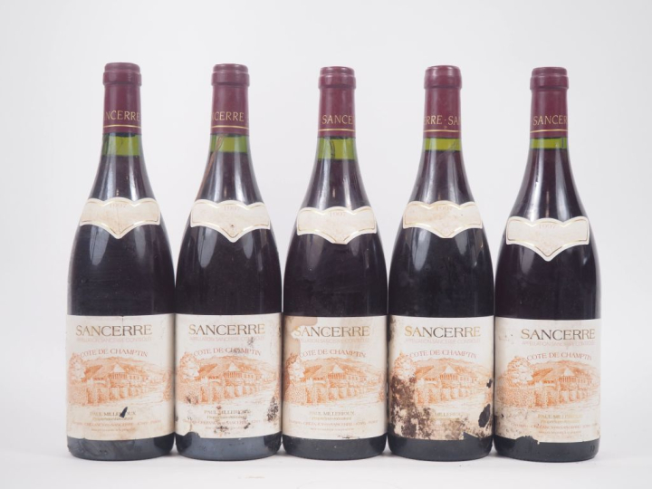 5 BOUTEILLES SANCERRE ROUGE - 1997 - ET 