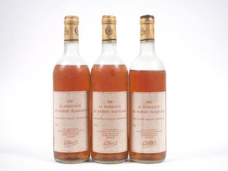 Vente aux enchères 3 BOUTEILLES GAILLAC MOELLEUX ROBERT PLAGEOLES  - 1982 - 2 BEP/1 VIDAN