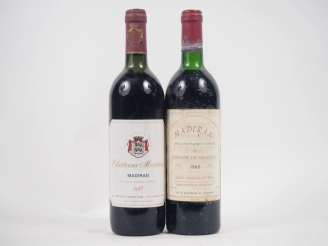Vente aux enchères 2 BOUTEILLES MADIRAN : 1 CHÂTEAU MONTUS - 1985 / 1 DOMAINE DE GRABIEOU