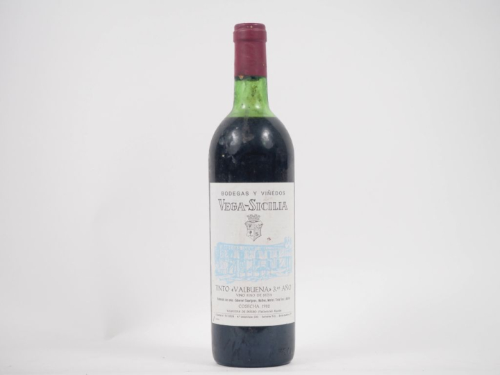 1 BOUTEILLE VEGA SICILIA "VALBUENA 3er ANO" RIBERA DEL DUERO - 1982 - 