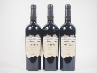 Vente aux enchères 3 BOUTEILLES PUGLIA MERLOT MONTEDIDIO "SALUTI DA OSTUNI" - 2019