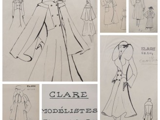 Vente aux enchères CLARE Ensemble de vingt-cinq patrons de couture.  Dans leur pochette e