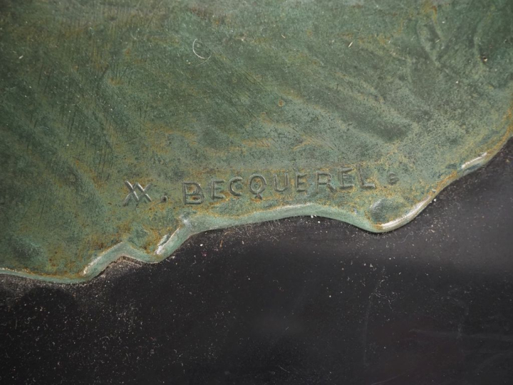 André Vincent BECQUEREL (1893-1981) « Panthère se frottant à un arbre 