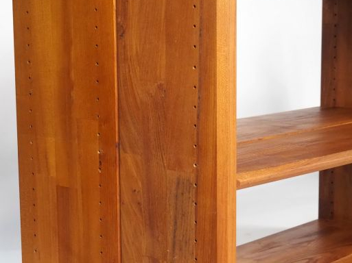 Pierre CHAPO. Meuble bibliothèque modulable en orme massif, deux regis