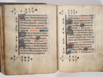 Vente aux enchères [LIVRE D’HEURES]. LIVRE D’HEURES XVe ENLUMINÉ. Petit in-quarto (corps 