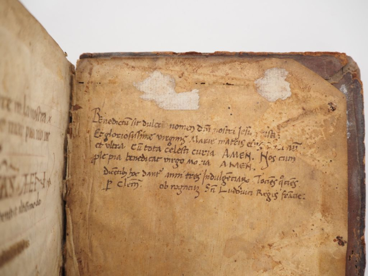 [LIVRE D’HEURES]. LIVRE D’HEURES XVe ENLUMINÉ. Petit in-quarto (corps 