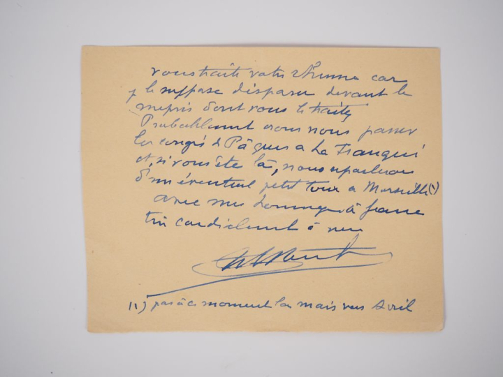 MONFREID (Henry de). CORRESPONDANCE ADRESSÉE À JEANNE ET JAMES DUCELLI