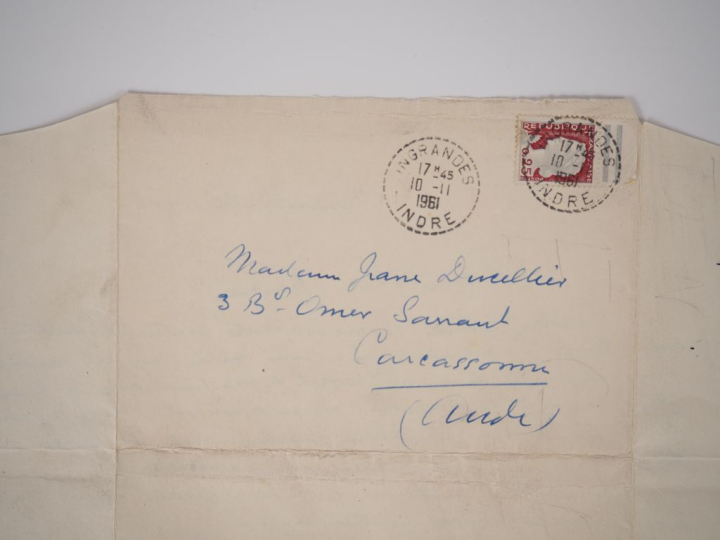 MONFREID (Henry de). CORRESPONDANCE ADRESSÉE À JEANNE ET JAMES DUCELLI