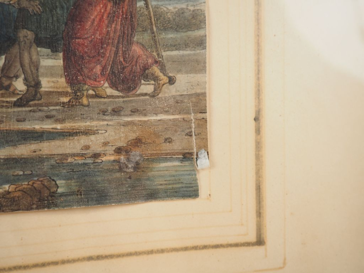 Louis-François CASSAS (1756 – 1827). "Vue de la citadelle de Homs" Cra