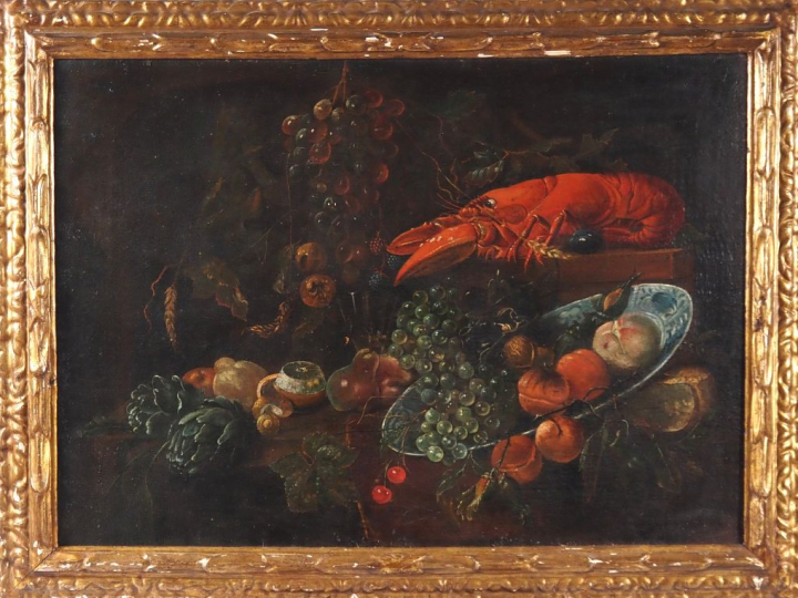 Paire d'Ecoles françaises dans le goût des Ecoles flamandes XVIIème. "