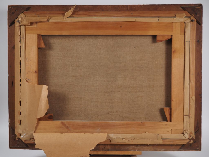 Paire d'Ecoles françaises dans le goût des Ecoles flamandes XVIIème. "