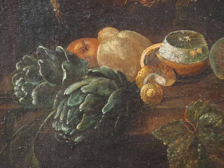 Paire d'Ecoles françaises dans le goût des Ecoles flamandes XVIIème. "